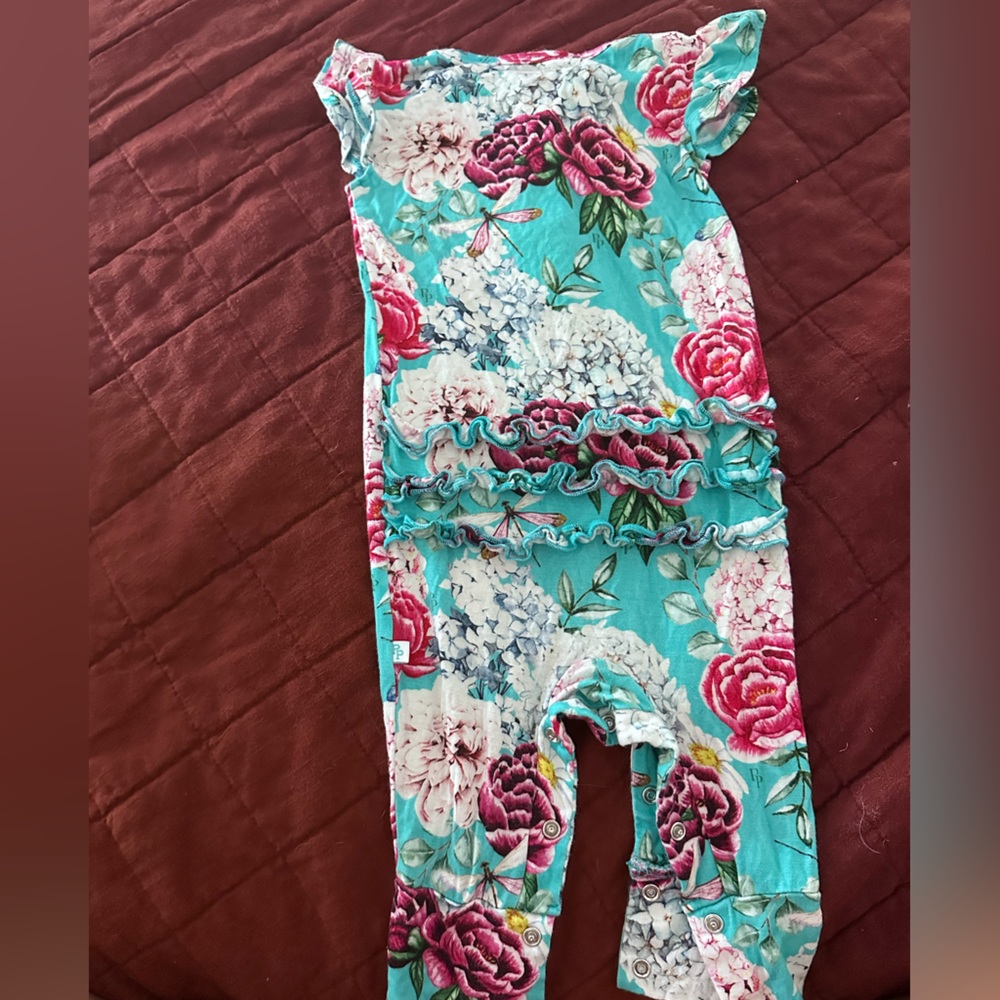 Posh Peanut Ruffle Butt Romper
